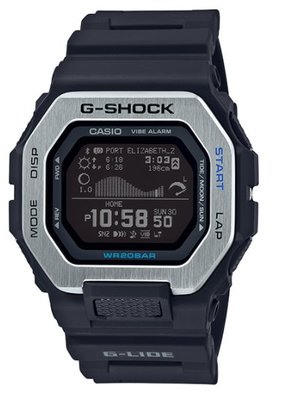 【天龜 】CASIO G SHOCK 藍牙雙重材質錶圈衝浪運動  GBX-100-1