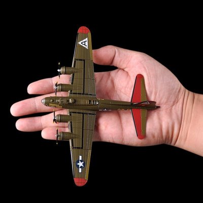 1:200 二戰美國B17轟炸機模型合金B17空中堡壘飛機模型擺件~禮【爆款】