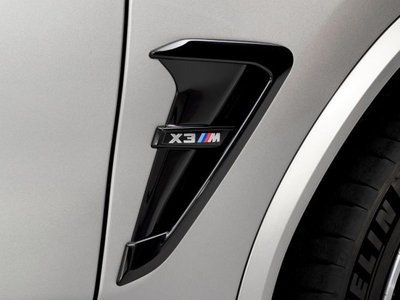 【樂駒】BMW X3M F97 原廠 M款 ///M 葉子板 飾蓋 改裝 高光黑 亮黑 車側 空力 外觀 套件