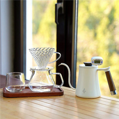 咖啡器具Brewista新款 手沖咖啡套裝 影子濾杯 X雙層透明玻璃滴濾杯分享壺