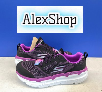 艾力克斯 SKECHERS GORUN MAX CUSHIONING PREMIER女17690WBKPR紫黑休閒慢跑鞋