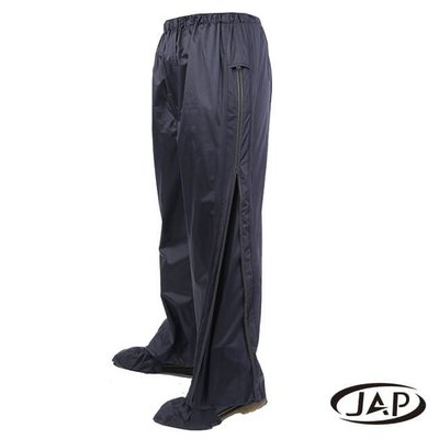 現貨 JAP 3D側開立體雨褲(附隱藏式鞋套)-黑色 YW-R117