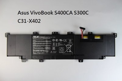 原裝ASUS華碩S300 S400C S400CA S400E X402C C31 C21-X402筆記本電池