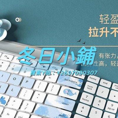 鍵盤膜適用于羅技MK470 K580鍵盤膜臺式機鍵鼠套裝防塵罩套鍵盤保護膜卡通創意定制