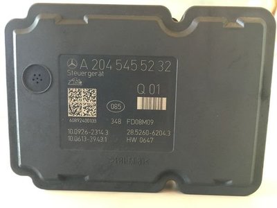 BENZ 賓士儀錶亮燈輪胎壓力監測停止運作ABS和ESP停止運作ABR電腦故障 C300 C350 C63
