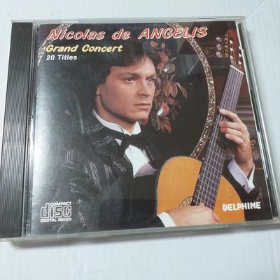 安吉利斯尼古拉士NICOLAS DE ANGELIS吉他浪漫精選1cd20首金曲含愛的羅曼史等經典滾石版極新