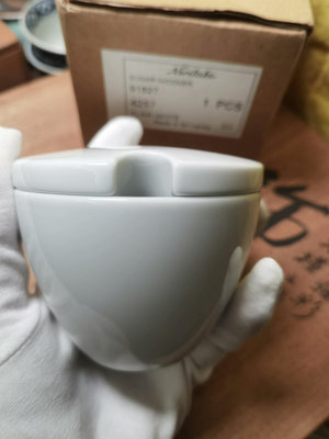 則武 Noritake斯里蘭卡骨瓷白瓷咖啡紅茶糖罐全新全品