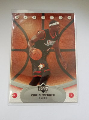 06-07 Upper Deck Ovation  #63 - Chris Webber
