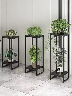 花架子客廳落地式室內鐵藝綠蘿擺放架簡易裝飾花盆托架