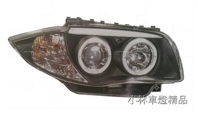※小林車燈※全新外銷件BMW E87 黑框 光圈魚眼大燈 特價中