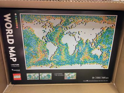 [全新公司貨] LEGO 31203 世界地圖 World Map Art Series  樂高