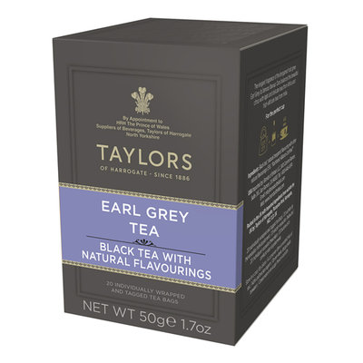 TAYLORS英國泰勒皇家伯爵茶20茶包/盒,附發票【吉瑞德茶坊】