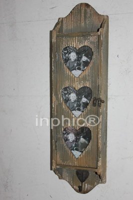 INPHIC-仿舊木製工藝 壁掛組合相框 掛鉤 壁櫃