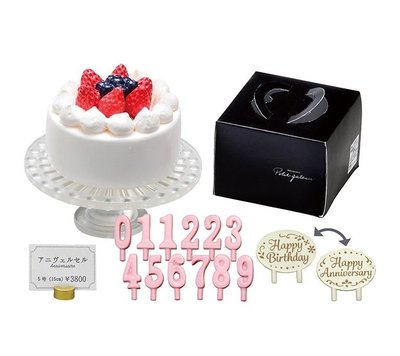 日本 REMENT RE-MENT 法式甜點 蛋糕店 我的口袋名單 單售4號 生日蛋糕組  盒玩 食玩 場景