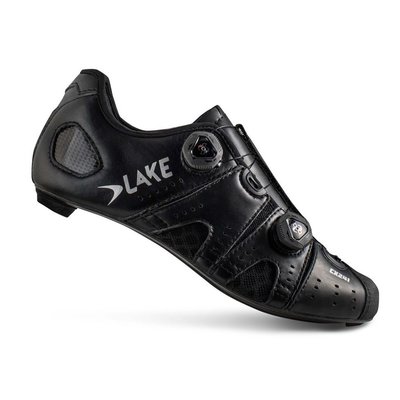 [SIMNA BIKE]LAKE CX241 WIDE系列碳纖/熱塑型公路卡鞋 - 黑色 公路車/自行車/腳踏車