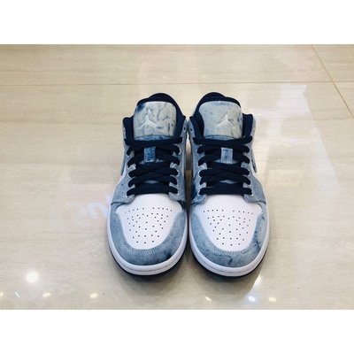 【正品】Nike Air Jordan 1 Low Denim 牛仔 水洗單寧 CZ8455-100潮鞋