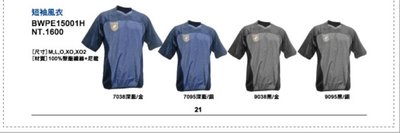 棒球世界全新SSK日本進口高質感短袖風衣 四色特價