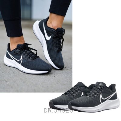 【Dr.Shoes】免運 Nike AIR ZOOM PEGASUS 39 慢跑鞋 女款 黑白 DH4072-001