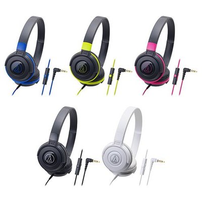 【三木樂器】公司貨 鐵三角 ATH-S100iS 線控麥克風 Android IOS 專用 耳罩式耳機 頭戴式耳機 5色