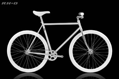 老田單車 RH+O OG 全白高碳鋼成車 FIXED GEAR 單速車 自行車 特技車 特價中