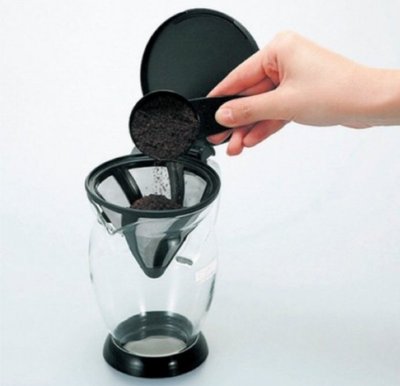 (漾霓)-代購~日本進口 Hario V60 免濾紙咖啡分享杯/攜帶式咖啡壺(CFO-2B)- 108853