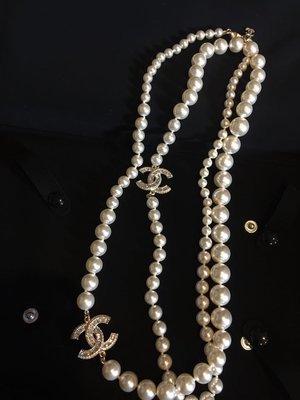 Chanel珍珠項鍊、珍珠長鍊、毛衣鍊