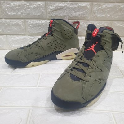 NIKE AIR JORDAN 6 aj6 仙人掌TS 夜光底Travis Scott us12 30cm