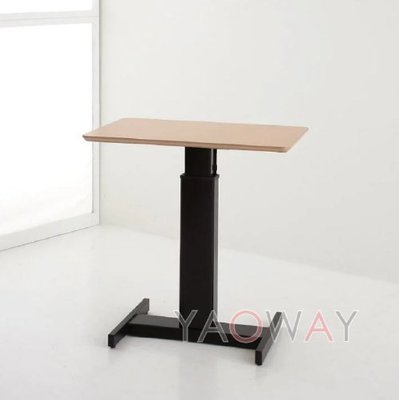 【耀偉】丹麥Conset 501-19-桌腳+桌板100X60cm(附輪子) 小型單柱升降桌/側桌/工作桌/講台