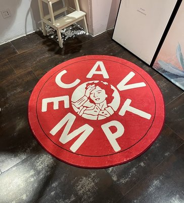 新店促銷Cavempt C.E惡搞 賽博朋克家居工作室客廳臥室房間地毯ins風促銷活動