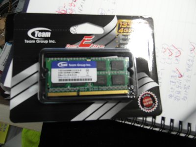 浪漫滿屋 十詮TEAM DDR3 1333 4GBX2記憶體
