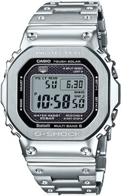 光華.瘋代購 [預購] CASIO GMW-B5000D-1 JF 不鏽鋼款 太陽能六局電波錶