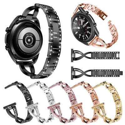 SAMSUNG 三星 Galaxy Watch 錶帶 3 41mm / 45mm 金屬錶帶更換腕帶手鍊配件