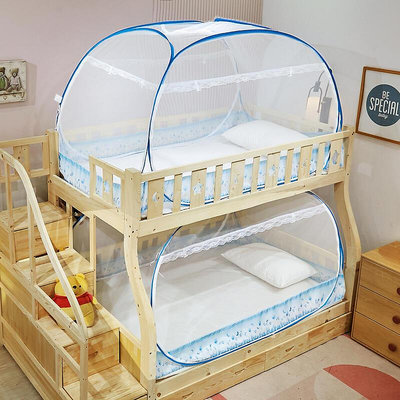 蚊帳學生宿舍上下鋪90cm有底免安裝蒙古包單人子母床家用1滑鼠5米1滑鼠2