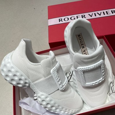 HJ國際精品館22春夏Roger Vivier Viv' Run Light Resin 運動鞋-白色