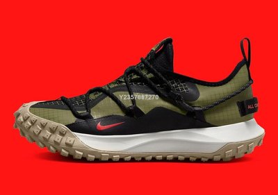 Nike ACG Air Nasu GORE-TEX 軍綠黑 戶外機能休閒百搭慢跑鞋DO9334-300男女鞋