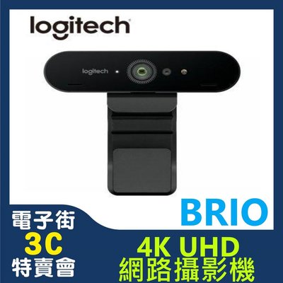 @電子街3C 特賣會@全新公司貨 羅技 BRIO 4K HD 網路攝影機 BRIO 4K Ultra HD CCD