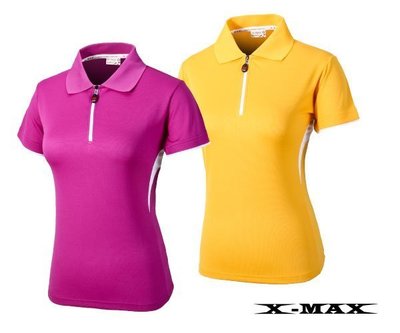 排汗王~XMAX~12A2~冰感礦石纖維~女版雙色立領排汗衫~SGS認證抗UV~排汗衫~