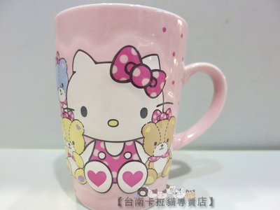 台南卡拉貓專賣店 三麗鷗 hello kitty馬克杯 kitty熊熊款馬克杯 可明天到
