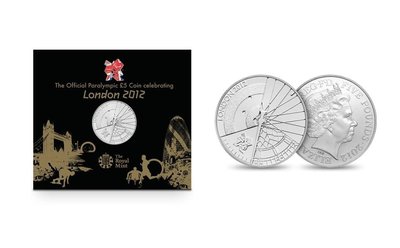 2012年倫敦殘奧運銅鎳合金硬幣紀念幣