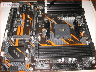 JULE 3C會社-技嘉 B450M AORUS ELITE B450/電競/MATX 主機板+ R5 3500X CPU含風扇