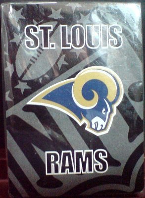 龍廬-出清撲克牌~美式橄欖球大聯盟ST. LOUIS RAMS聖路易公羊球隊