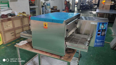 商用燃氣履帶式披薩爐熱風循環商用鏈條全自動 烤箱披薩爐鏈爐-QAQ囚鳥