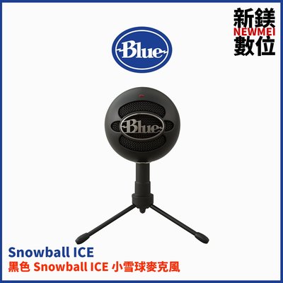 【新鎂】美國 Blue 黑色 Snowball ICE 小雪球麥克風 立福公司貨