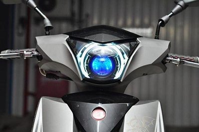 AEON 宏佳騰 OZ 150 遠近魚眼HID大燈模組改裝 天使眼 惡魔眼 LED光圈 飾圈 H1 40瓦58瓦可