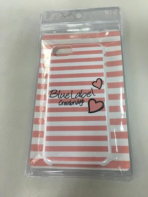 日本全新burberry粉紅X白條紋 iPhone6 iPhone6s iPhone7 手機外殼