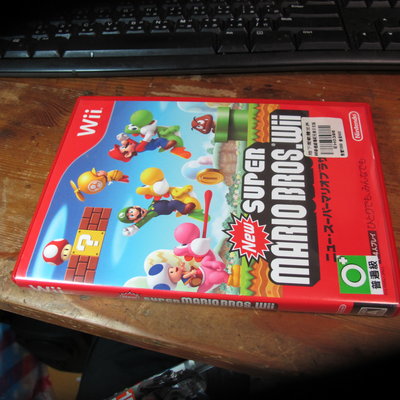 Wii New Super Mario Bros 日版日文 原版遊戲片 新超級瑪莉歐兄弟 馬力歐 瑪利