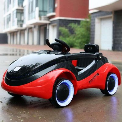 佳佳玩具 --- 小蘋果概念車 兒童電動車 童車 雙驅 遙控 可坐 電動汽車【CF148590】