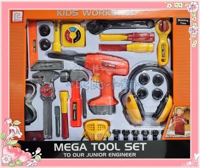 【比比小舖】兒童 小小工程師 電鑽工具組 手提工具箱 汽車修理 修車工具台 玩具 生日禮物 聖誕禮物 兒童節禮物