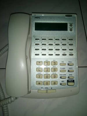二手 NEC IP2AP-12TXD顯示型話機 室內電話  話機 分機 交換機商用電話