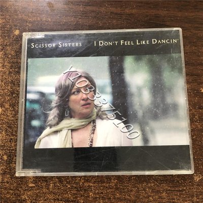 日版拆封 Scissor Sisters I Don t Feel Like Dancin 唱片 CD 歌曲【奇摩甄選】393